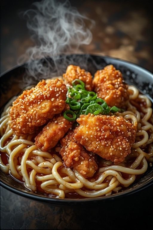 Crispy karaage chicken